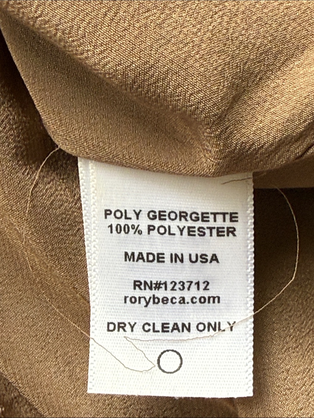 Rory Beca Snakeskin Print Georgette V-Neck Shift Dress Size Small - Picture 12 of 12